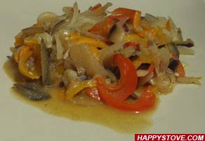 Saute of Marinated Vegetables with Red Curry