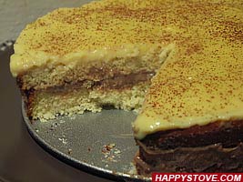 Kid Friendly Zuppa Inglese (Italian Pastry Cream Custard Sponge Cake) - By happystove.com
