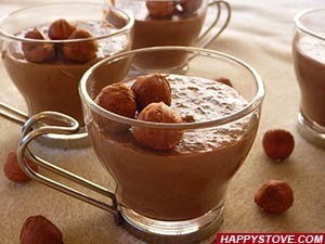 Nutella and Rolled Oats Pudding