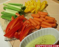 Pinzimonio - Vegetables Dip - By happystove.com